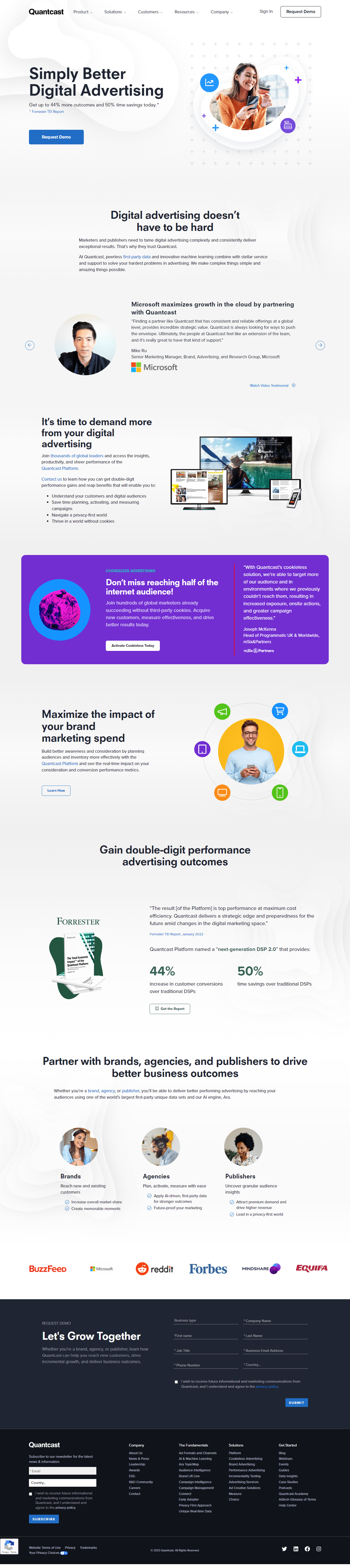 Web Arman Digital Advertising Audience Insights Consent Management Quantcast